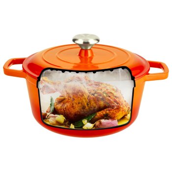 SILVERCREST® Premium-Gusseisentopf, Ø 25 cm - B-Ware