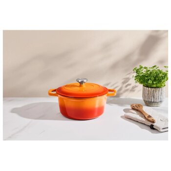 SILVERCREST® Premium-Gusseisentopf, Ø 25 cm - B-Ware