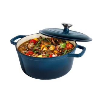 SILVERCREST® Premium-Gusseisentopf, Ø 25 cm - B-Ware