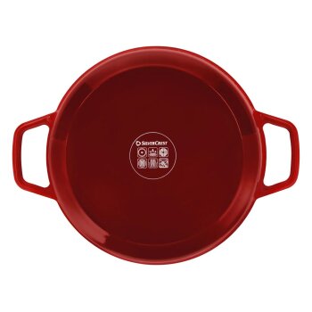 SILVERCREST® Premium-Gusseisentopf, Ø 25 cm - B-Ware