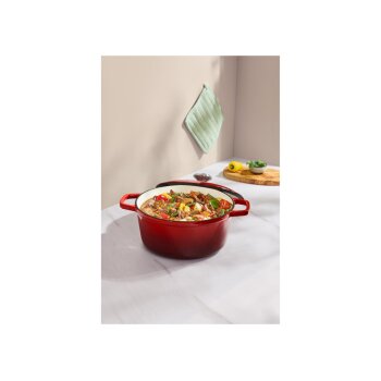 SILVERCREST® Premium-Gusseisentopf, Ø 25 cm - B-Ware