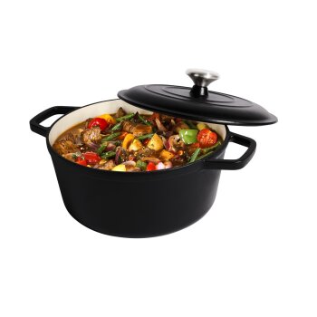 SILVERCREST® Premium-Gusseisentopf, Ø 25 cm - B-Ware