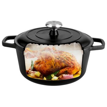 SILVERCREST® Premium-Gusseisentopf, Ø 25 cm - B-Ware