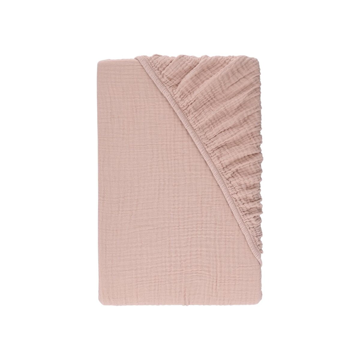 LIVARNO® Musselin-Spannbettlaken, 90-100 x 200 cm