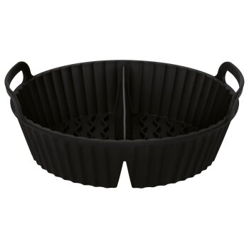 SILVERCREST® Spritzschutz-Set / Heißluftfritteusen-Silikonform (Silikonform mit Divider) - B-Ware neuwertig