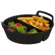 SILVERCREST® Spritzschutz-Set / Heißluftfritteusen-Silikonform (Silikonform mit Divider) - B-Ware neuwertig