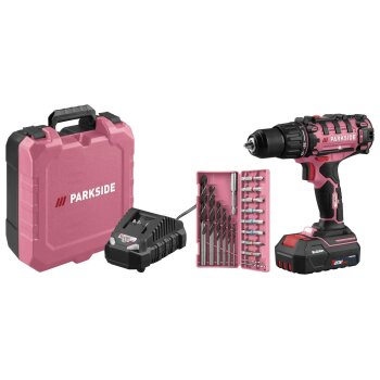 PARKSIDE® 20 V Akku-Bohrschrauber Limited Edition »PABS 20-Li G8«, mit Akku und Ladegerät (Rosa) - B-Ware sehr gut