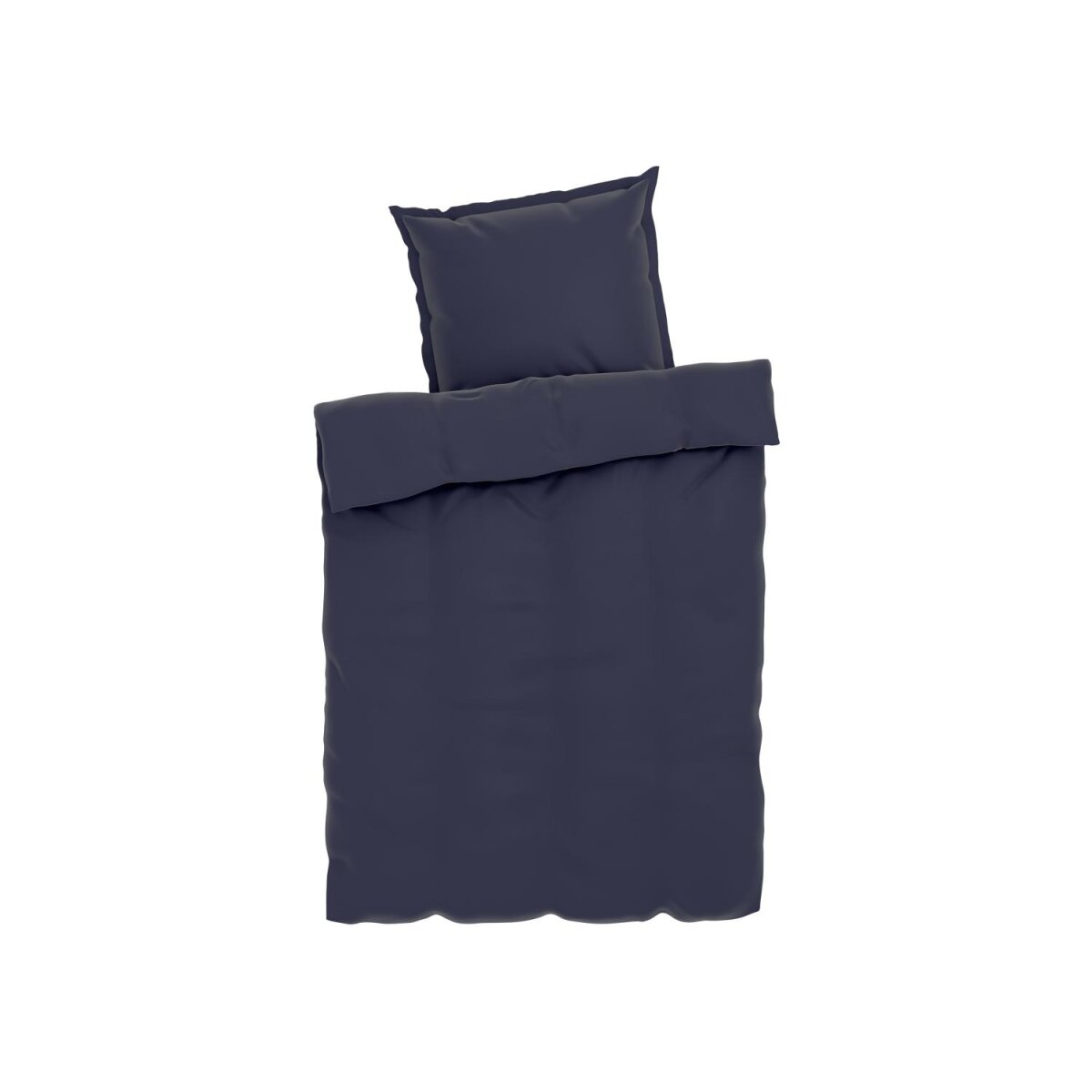 LIVARNO home Bettbezug aus Lyocell-Satin, 140 x 200 cm, blau