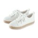 Tchibo Damen-Sneaker,  aus Canvas, 38, creme - B-Ware sehr gut