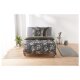 LIVARNO home Bettwäsche, aus Mikrofaser-Satin, 260 x 240 cm, grau - B-Ware sehr gut
