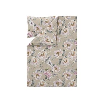 LIVARNO ® Satin Bettwäsche, 140 x 200 cm, beige - B-Ware sehr gut