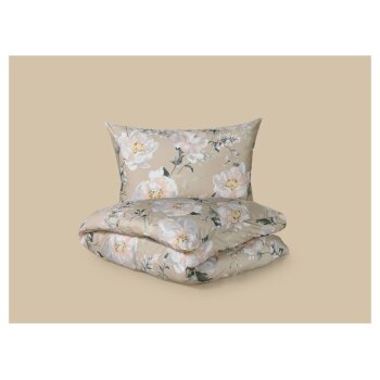 LIVARNO ® Satin Bettwäsche, 140 x 200 cm, beige - B-Ware sehr gut
