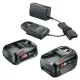 Bosch Starter-Set 18V, 1 x Akku PBA 18V 2.0Ah, 1 x Akku PBA 18V 4.0Ah - B-Ware neuwertig