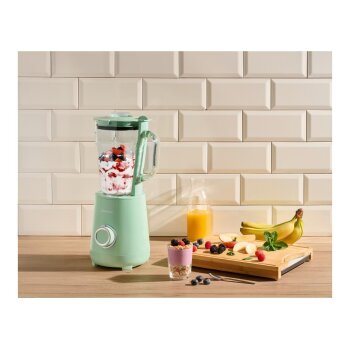 SILVERCREST® Standmixer SSMC 600 B1, 1,75 l, 600 W, mintgrün - B-Ware neuwertig