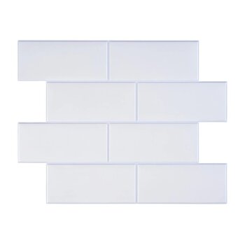 LIVARNO® Deko-Wandfliesen, 10 Stück, selbstklebend - B-Ware