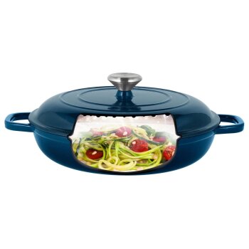 SILVERCREST® Premium-Gusseisenservierpfanne, Ø 30 cm - B-Ware