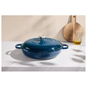 SILVERCREST® Premium-Gusseisenservierpfanne, Ø 30 cm - B-Ware