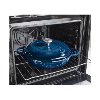 SILVERCREST® Premium-Gusseisenservierpfanne, Ø 30 cm - B-Ware