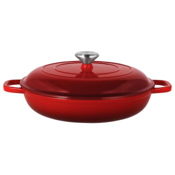 SILVERCREST® Premium-Gusseisenservierpfanne, Ø 30 cm - B-Ware