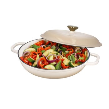 SILVERCREST® Premium-Gusseisenservierpfanne, Ø 30 cm - B-Ware