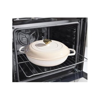 SILVERCREST® Premium-Gusseisenservierpfanne, Ø 30 cm - B-Ware