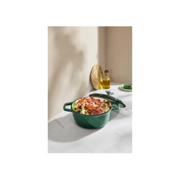 SILVERCREST® Premium-Gusseisentopf, Ø 21 cm - B-Ware