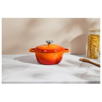SILVERCREST® Premium-Gusseisentopf, Ø 21 cm - B-Ware