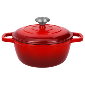 SILVERCREST® Premium-Gusseisentopf, Ø 21 cm - B-Ware