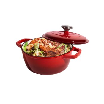 SILVERCREST® Premium-Gusseisentopf, Ø 21 cm - B-Ware