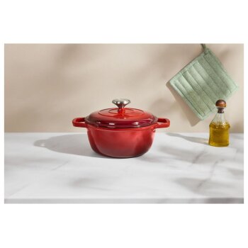 SILVERCREST® Premium-Gusseisentopf, Ø 21 cm - B-Ware