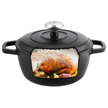SILVERCREST® Premium-Gusseisentopf, Ø 21 cm - B-Ware