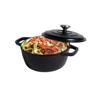 SILVERCREST® Premium-Gusseisentopf, Ø 21 cm - B-Ware