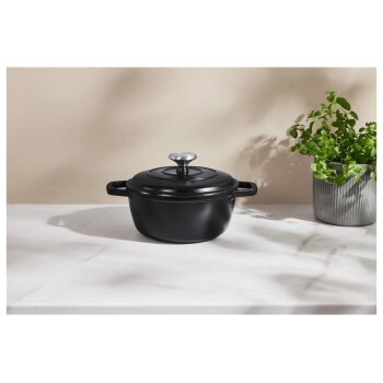 SILVERCREST® Premium-Gusseisentopf, Ø 21 cm - B-Ware