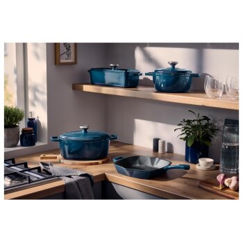 SILVERCREST® Premium-Gusseisentopf, Ø 21 cm - B-Ware