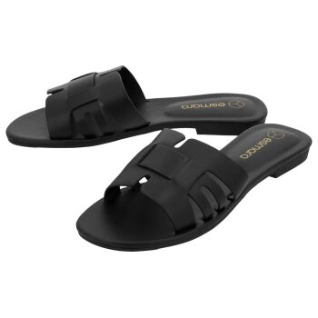 ESMARA® Damen Pantoletten (Schwarz, 40) - B-Ware neuwertig