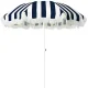 SummerPlay Strandsonnenschirm Biarritz 200 cm, weiß/blau - B-Ware neuwertig