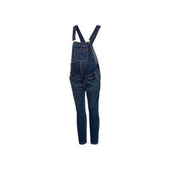 ESMARA® Damen Umstands-Latzhose, Skinny Fit, mit längenverstellbaren Trägern (Dunkelblau, 34) - B-Ware sehr gut
