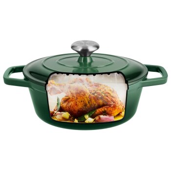 SILVERCREST® Premium-Gusseisenbräter, Ø 24 cm - B-Ware