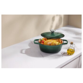 SILVERCREST® Premium-Gusseisenbräter, Ø 24 cm - B-Ware