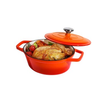 SILVERCREST® Premium-Gusseisenbräter, Ø 24 cm - B-Ware