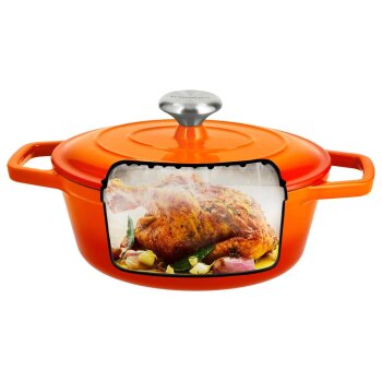 SILVERCREST® Premium-Gusseisenbräter, Ø 24 cm - B-Ware