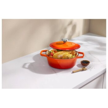 SILVERCREST® Premium-Gusseisenbräter, Ø 24 cm - B-Ware