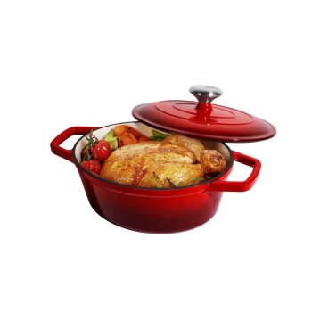 SILVERCREST® Premium-Gusseisenbräter, Ø 24 cm - B-Ware