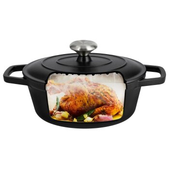 SILVERCREST® Premium-Gusseisenbräter, Ø 24 cm - B-Ware