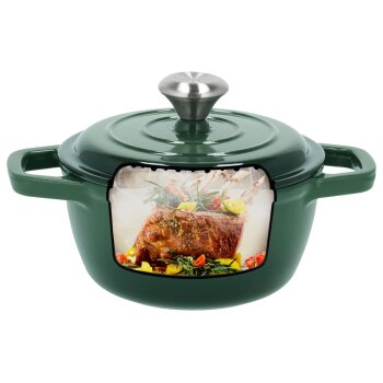 SILVERCREST® Premium-Gusseisentopf, Ø 16 cm - B-Ware