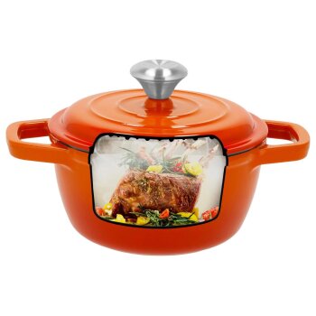 SILVERCREST® Premium-Gusseisentopf, Ø 16 cm - B-Ware