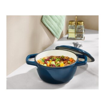 SILVERCREST® Premium-Gusseisentopf, Ø 16 cm - B-Ware