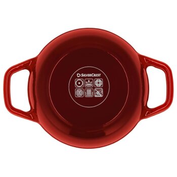 SILVERCREST® Premium-Gusseisentopf, Ø 16 cm - B-Ware