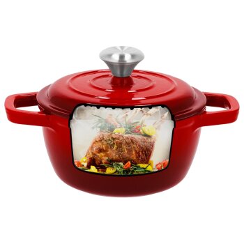 SILVERCREST® Premium-Gusseisentopf, Ø 16 cm - B-Ware