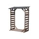 dobar Kaminholzregal »Ligno« mit Bitumendach, L 133 x B 77 x H 169 cm - B-Ware gut